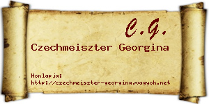 Czechmeiszter Georgina névjegykártya